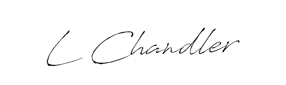 Create a beautiful signature design for name L Chandler. With this signature (Antro_Vectra) fonts, you can make a handwritten signature for free. L Chandler signature style 6 images and pictures png