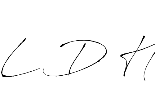 if you are searching for the best signature style for your name L D H. so please give up your signature search. here we have designed multiple signature styles  using Antro_Vectra. L D H signature style 6 images and pictures png