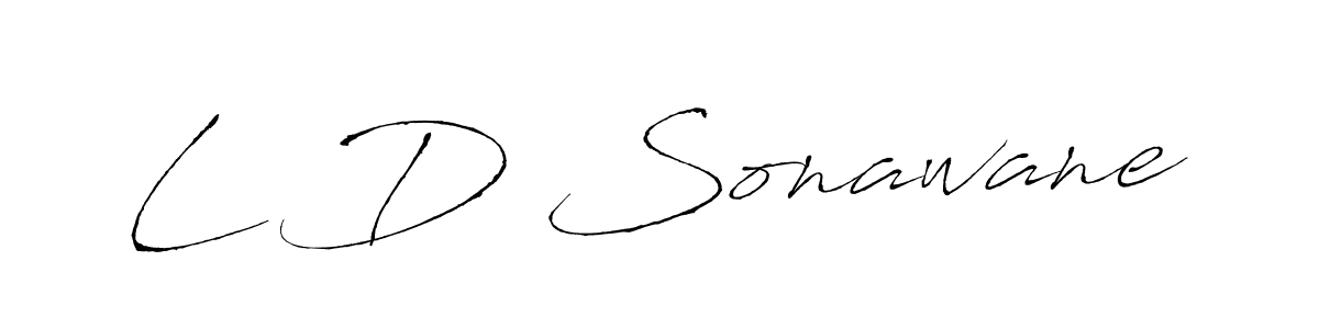 Here are the top 10 professional signature styles for the name L D Sonawane. These are the best autograph styles you can use for your name. L D Sonawane signature style 6 images and pictures png