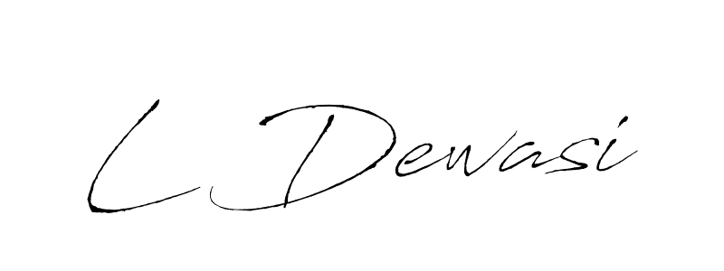 Best and Professional Signature Style for L Dewasi. Antro_Vectra Best Signature Style Collection. L Dewasi signature style 6 images and pictures png
