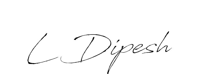 Similarly Antro_Vectra is the best handwritten signature design. Signature creator online .You can use it as an online autograph creator for name L Dipesh. L Dipesh signature style 6 images and pictures png