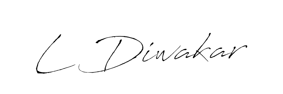 How to Draw L Diwakar signature style? Antro_Vectra is a latest design signature styles for name L Diwakar. L Diwakar signature style 6 images and pictures png