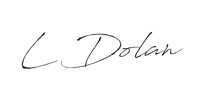 L Dolan stylish signature style. Best Handwritten Sign (Antro_Vectra) for my name. Handwritten Signature Collection Ideas for my name L Dolan. L Dolan signature style 6 images and pictures png