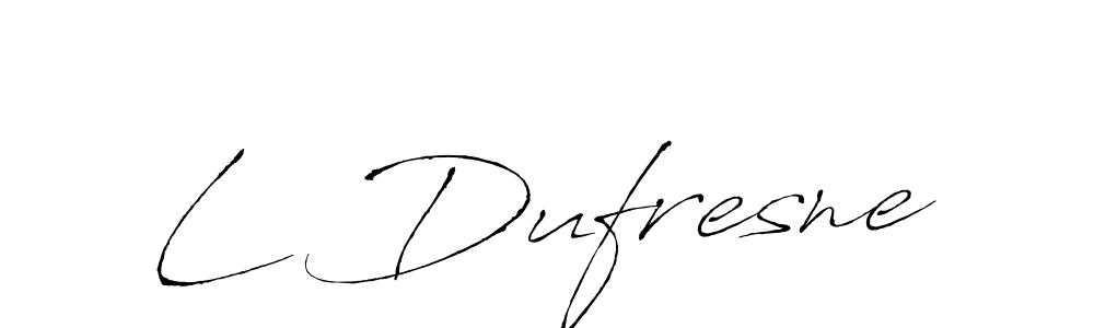 Also we have L Dufresne name is the best signature style. Create professional handwritten signature collection using Antro_Vectra autograph style. L Dufresne signature style 6 images and pictures png