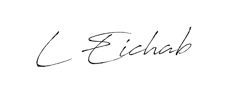 How to Draw L Eichab signature style? Antro_Vectra is a latest design signature styles for name L Eichab. L Eichab signature style 6 images and pictures png