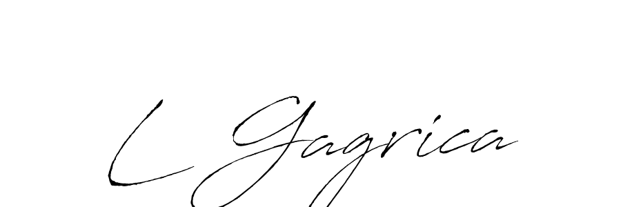 It looks lik you need a new signature style for name L Gagrica. Design unique handwritten (Antro_Vectra) signature with our free signature maker in just a few clicks. L Gagrica signature style 6 images and pictures png