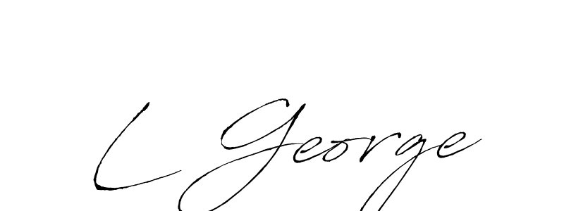 Antro_Vectra is a professional signature style that is perfect for those who want to add a touch of class to their signature. It is also a great choice for those who want to make their signature more unique. Get L George name to fancy signature for free. L George signature style 6 images and pictures png