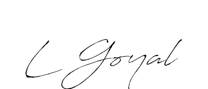 Similarly Antro_Vectra is the best handwritten signature design. Signature creator online .You can use it as an online autograph creator for name L Goyal. L Goyal signature style 6 images and pictures png