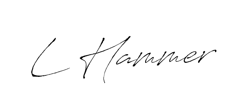 Also we have L Hammer name is the best signature style. Create professional handwritten signature collection using Antro_Vectra autograph style. L Hammer signature style 6 images and pictures png