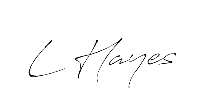 Also You can easily find your signature by using the search form. We will create L Hayes name handwritten signature images for you free of cost using Antro_Vectra sign style. L Hayes signature style 6 images and pictures png