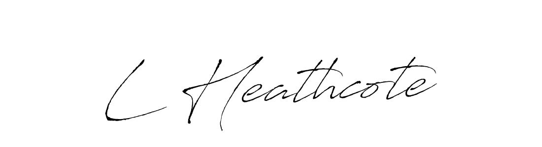 if you are searching for the best signature style for your name L Heathcote. so please give up your signature search. here we have designed multiple signature styles  using Antro_Vectra. L Heathcote signature style 6 images and pictures png