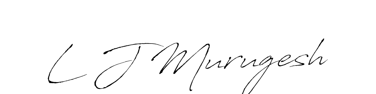 Also we have L J Murugesh name is the best signature style. Create professional handwritten signature collection using Antro_Vectra autograph style. L J Murugesh signature style 6 images and pictures png