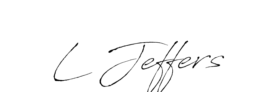 How to Draw L Jeffers signature style? Antro_Vectra is a latest design signature styles for name L Jeffers. L Jeffers signature style 6 images and pictures png