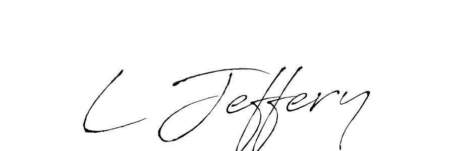 Make a beautiful signature design for name L Jeffery. Use this online signature maker to create a handwritten signature for free. L Jeffery signature style 6 images and pictures png