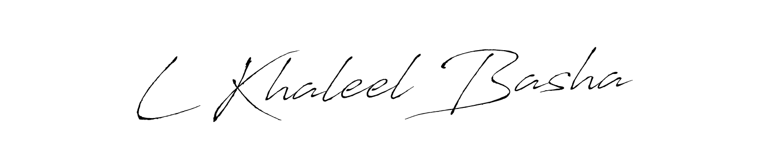Similarly Antro_Vectra is the best handwritten signature design. Signature creator online .You can use it as an online autograph creator for name L Khaleel Basha. L Khaleel Basha signature style 6 images and pictures png