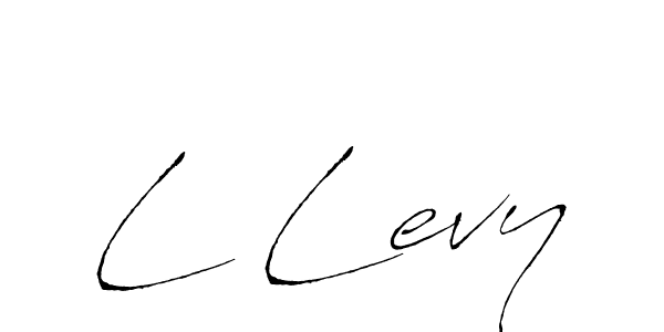 You should practise on your own different ways (Antro_Vectra) to write your name (L Levy) in signature. don't let someone else do it for you. L Levy signature style 6 images and pictures png