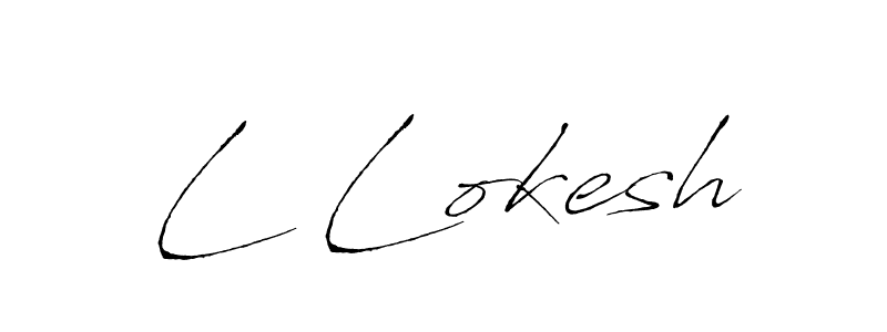 Make a beautiful signature design for name L Lokesh. Use this online signature maker to create a handwritten signature for free. L Lokesh signature style 6 images and pictures png