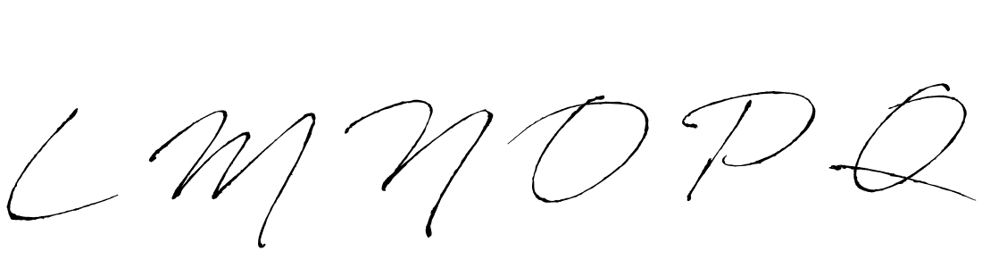 Antro_Vectra is a professional signature style that is perfect for those who want to add a touch of class to their signature. It is also a great choice for those who want to make their signature more unique. Get L M N O P Q name to fancy signature for free. L M N O P Q signature style 6 images and pictures png