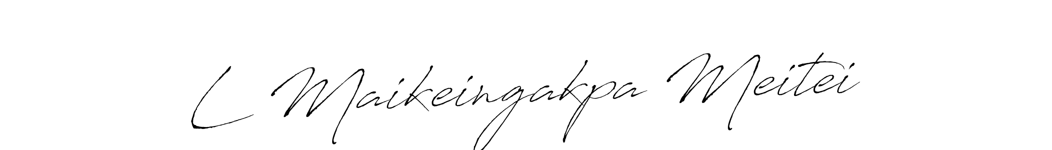 Also we have L Maikeingakpa Meitei name is the best signature style. Create professional handwritten signature collection using Antro_Vectra autograph style. L Maikeingakpa Meitei signature style 6 images and pictures png