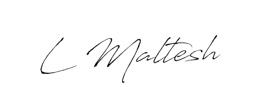 How to make L Maltesh signature? Antro_Vectra is a professional autograph style. Create handwritten signature for L Maltesh name. L Maltesh signature style 6 images and pictures png