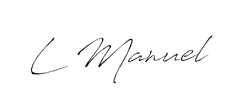 Antro_Vectra is a professional signature style that is perfect for those who want to add a touch of class to their signature. It is also a great choice for those who want to make their signature more unique. Get L Manuel name to fancy signature for free. L Manuel signature style 6 images and pictures png