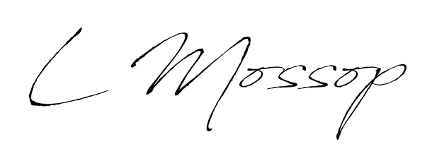 Make a beautiful signature design for name L Mossop. Use this online signature maker to create a handwritten signature for free. L Mossop signature style 6 images and pictures png