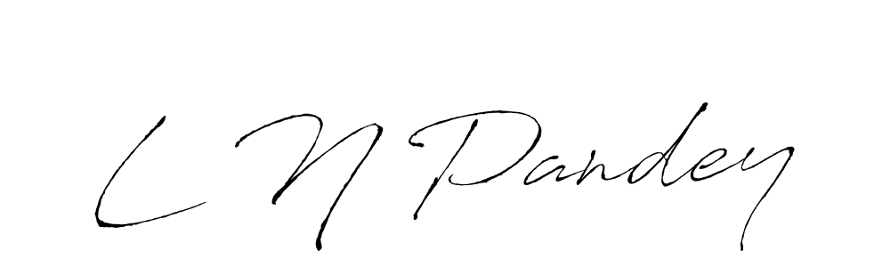 This is the best signature style for the L N Pandey name. Also you like these signature font (Antro_Vectra). Mix name signature. L N Pandey signature style 6 images and pictures png