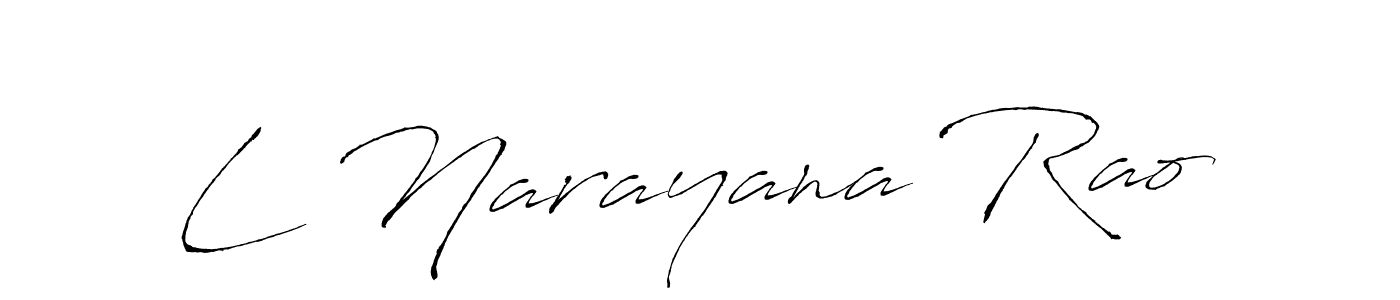 You should practise on your own different ways (Antro_Vectra) to write your name (L Narayana Rao) in signature. don't let someone else do it for you. L Narayana Rao signature style 6 images and pictures png