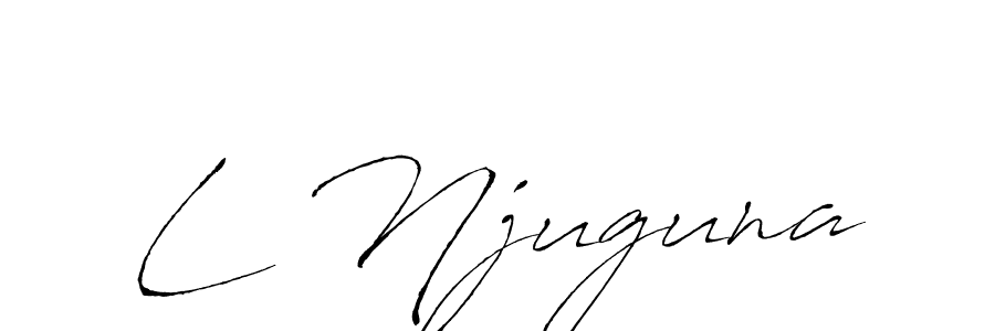 Make a beautiful signature design for name L Njuguna. Use this online signature maker to create a handwritten signature for free. L Njuguna signature style 6 images and pictures png