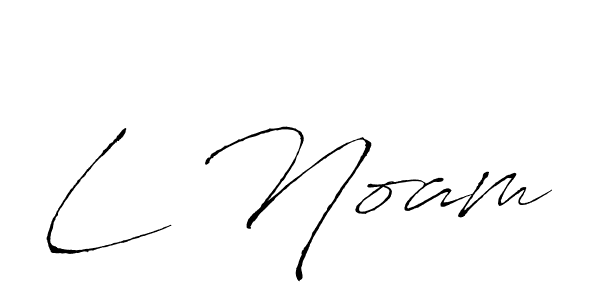 if you are searching for the best signature style for your name L Noam. so please give up your signature search. here we have designed multiple signature styles  using Antro_Vectra. L Noam signature style 6 images and pictures png