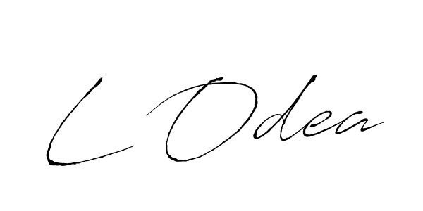 Design your own signature with our free online signature maker. With this signature software, you can create a handwritten (Antro_Vectra) signature for name L Odea. L Odea signature style 6 images and pictures png