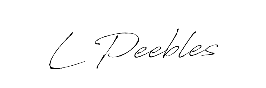 if you are searching for the best signature style for your name L Peebles. so please give up your signature search. here we have designed multiple signature styles  using Antro_Vectra. L Peebles signature style 6 images and pictures png
