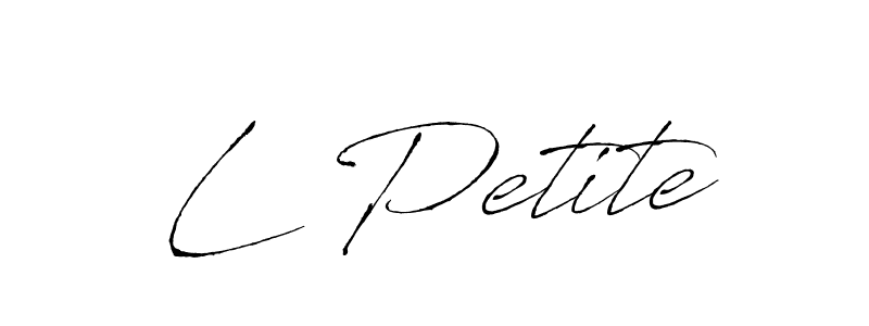 Best and Professional Signature Style for L Petite. Antro_Vectra Best Signature Style Collection. L Petite signature style 6 images and pictures png