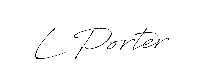 Also we have L Porter name is the best signature style. Create professional handwritten signature collection using Antro_Vectra autograph style. L Porter signature style 6 images and pictures png