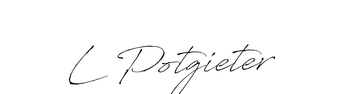 Make a beautiful signature design for name L Potgieter. Use this online signature maker to create a handwritten signature for free. L Potgieter signature style 6 images and pictures png