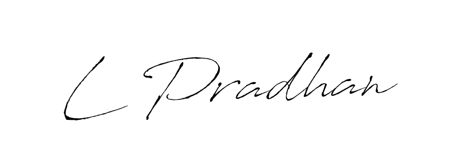 You should practise on your own different ways (Antro_Vectra) to write your name (L Pradhan) in signature. don't let someone else do it for you. L Pradhan signature style 6 images and pictures png