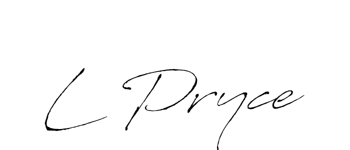 Make a beautiful signature design for name L Pryce. With this signature (Antro_Vectra) style, you can create a handwritten signature for free. L Pryce signature style 6 images and pictures png