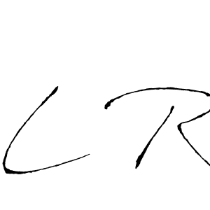 How to make L R name signature. Use Antro_Vectra style for creating short signs online. This is the latest handwritten sign. L R signature style 6 images and pictures png