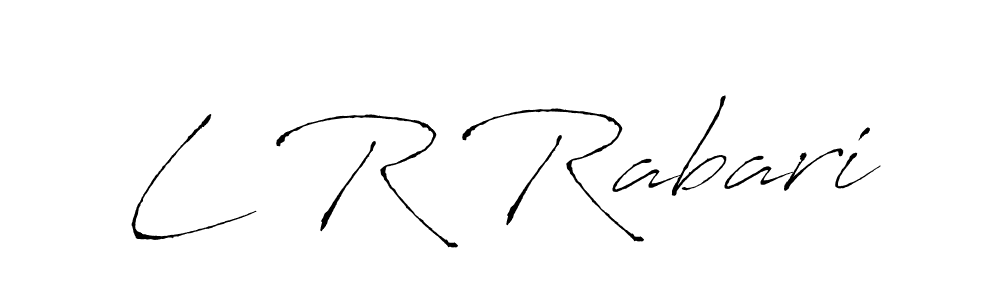Once you've used our free online signature maker to create your best signature Antro_Vectra style, it's time to enjoy all of the benefits that L R Rabari name signing documents. L R Rabari signature style 6 images and pictures png