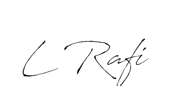 Similarly Antro_Vectra is the best handwritten signature design. Signature creator online .You can use it as an online autograph creator for name L Rafi. L Rafi signature style 6 images and pictures png