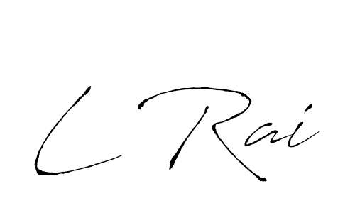 Once you've used our free online signature maker to create your best signature Antro_Vectra style, it's time to enjoy all of the benefits that L Rai name signing documents. L Rai signature style 6 images and pictures png