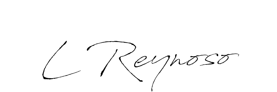 The best way (Antro_Vectra) to make a short signature is to pick only two or three words in your name. The name L Reynoso include a total of six letters. For converting this name. L Reynoso signature style 6 images and pictures png