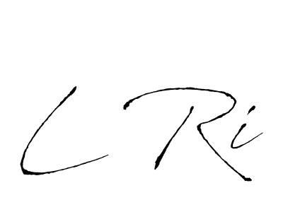 Similarly Antro_Vectra is the best handwritten signature design. Signature creator online .You can use it as an online autograph creator for name L Ri. L Ri signature style 6 images and pictures png