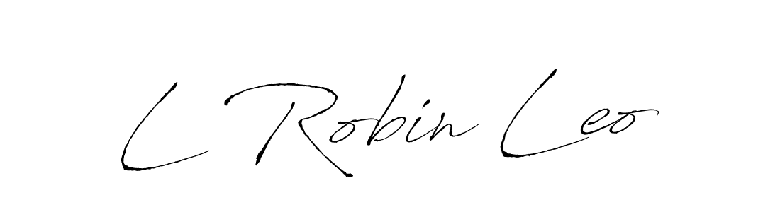 This is the best signature style for the L Robin Leo name. Also you like these signature font (Antro_Vectra). Mix name signature. L Robin Leo signature style 6 images and pictures png