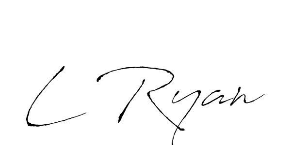 Also we have L Ryan name is the best signature style. Create professional handwritten signature collection using Antro_Vectra autograph style. L Ryan signature style 6 images and pictures png