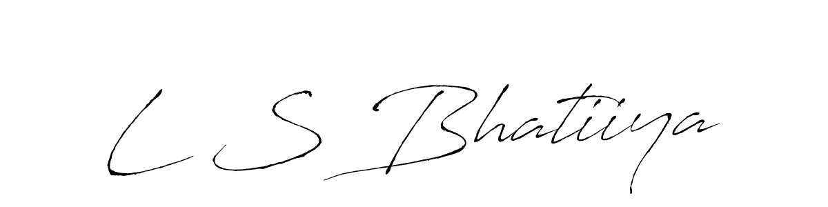 Antro_Vectra is a professional signature style that is perfect for those who want to add a touch of class to their signature. It is also a great choice for those who want to make their signature more unique. Get L S Bhatiiya name to fancy signature for free. L S Bhatiiya signature style 6 images and pictures png