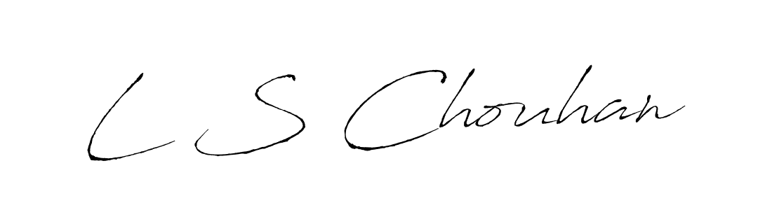The best way (Antro_Vectra) to make a short signature is to pick only two or three words in your name. The name L S Chouhan include a total of six letters. For converting this name. L S Chouhan signature style 6 images and pictures png