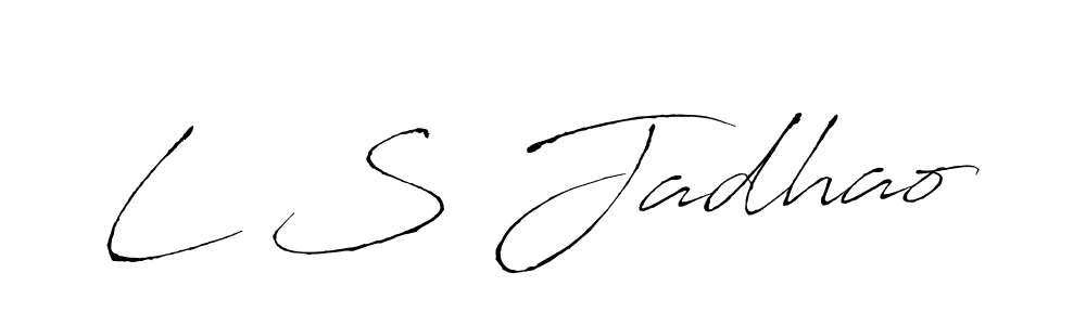 Make a beautiful signature design for name L S Jadhao. Use this online signature maker to create a handwritten signature for free. L S Jadhao signature style 6 images and pictures png