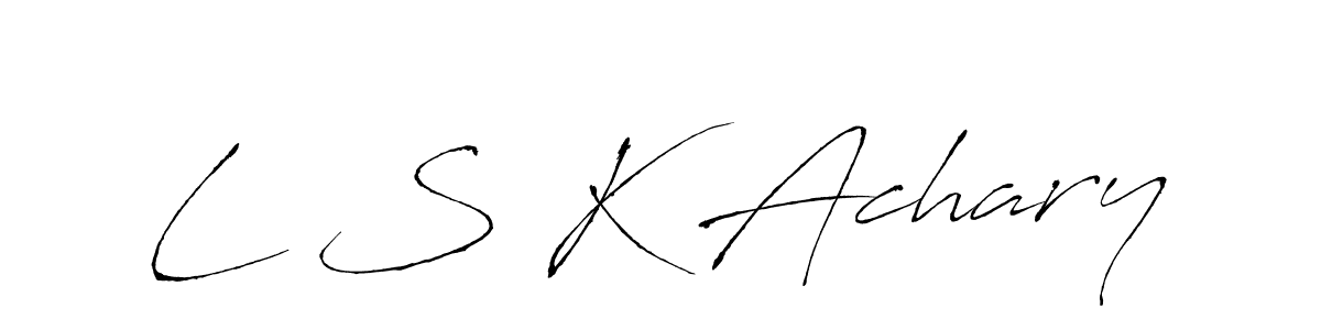 You can use this online signature creator to create a handwritten signature for the name L S K Achary. This is the best online autograph maker. L S K Achary signature style 6 images and pictures png