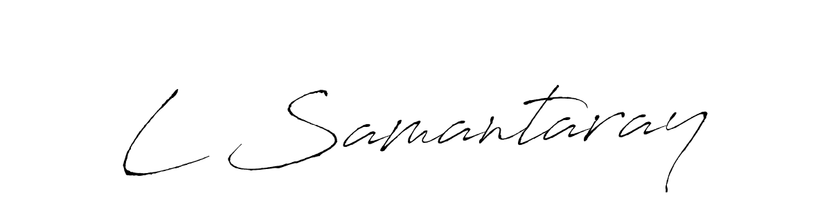 You can use this online signature creator to create a handwritten signature for the name L Samantaray. This is the best online autograph maker. L Samantaray signature style 6 images and pictures png
